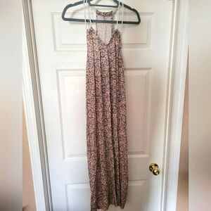 Floral Sleeveless Maxi Dress